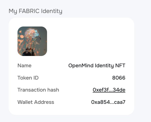 danhtran68's tweet photo. Anh em có theo kèo @openmind_agi vào Mint NFT OpenMind Identity nha 

Vào link https://t.co/gcKSHwAz4C

Rồi mint đi ae, cần có 0.001 $ETH ERC20 trên ví, mint tốn ít fee $ETH mạng Base

Openmind là 1 dự án về mảng Robotics đã raise được 20M$ do Pantera Capital dẫn đầu https://t.co/vEySeQZI9C