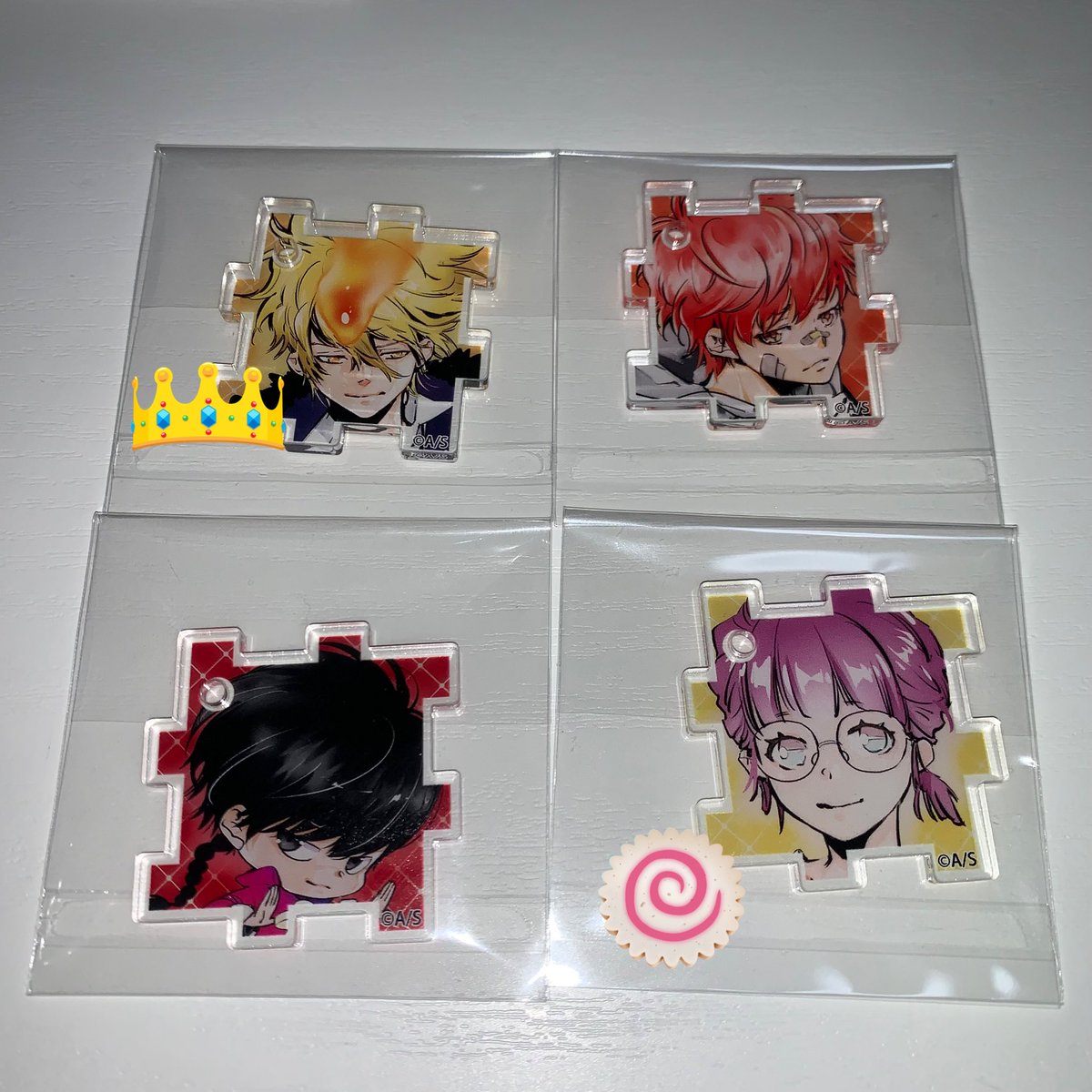 【交換/譲渡】
天野明展 アクリルパズル

(譲)画像1

(求)定価.フラン.ランボ

︎✧初回プロカ一読お願い致します。
︎✧👑は🍥&gt;&gt;&gt;決まり次第無印含むお取引のみ
︎✧👑譲渡は全て纏めてのみ

検索からもお声かけお待ちしております。