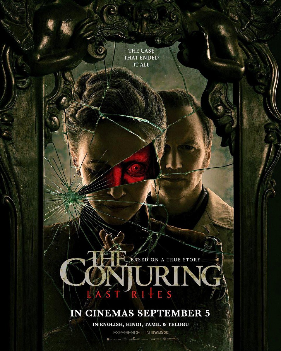 « The Conjuring : Last Rites » 🏚️

J’ai bien aimé, ce dernier conclut bien l’histoire des Warren, avec un duo solide, leur fille bien intégrée à l’intrigue, et une ambiance soignée. Même si certaines mises en scène un peu trop appuyées font perdre en crédibilité. 🪞

 ⭐️ 3,5/5 ⭐️
