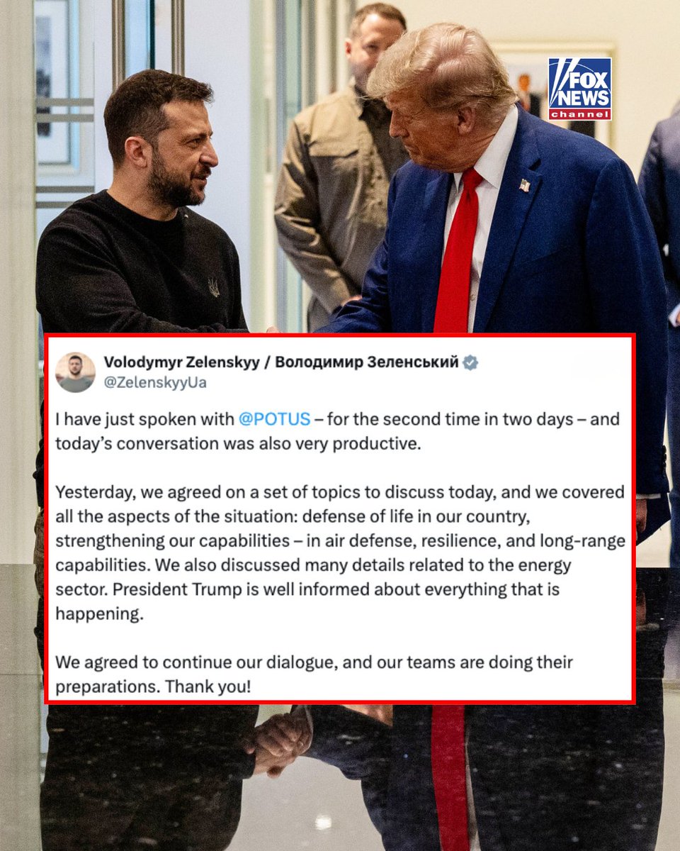 PEACE THROUGH STRENGTH: Ukrainian President Volodymyr Zelenskyy announces that his second conversation with President Trump in two days was “very productive." The two world leaders spoke as Zelenskyy urges Trump to broker a peace deal in the Russia-Ukraine war like he did in the