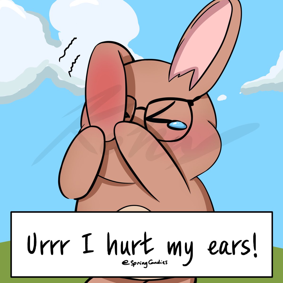 springcandies's tweet photo. Urrr rabbit comic strip debut!! Chapter 1: Urrr I hurt my ears!

1/2

#cartoon #comic #comicstrip #digitalart #art #rabbit #rabbitart #cute https://t.co/TNVzpjm5vi