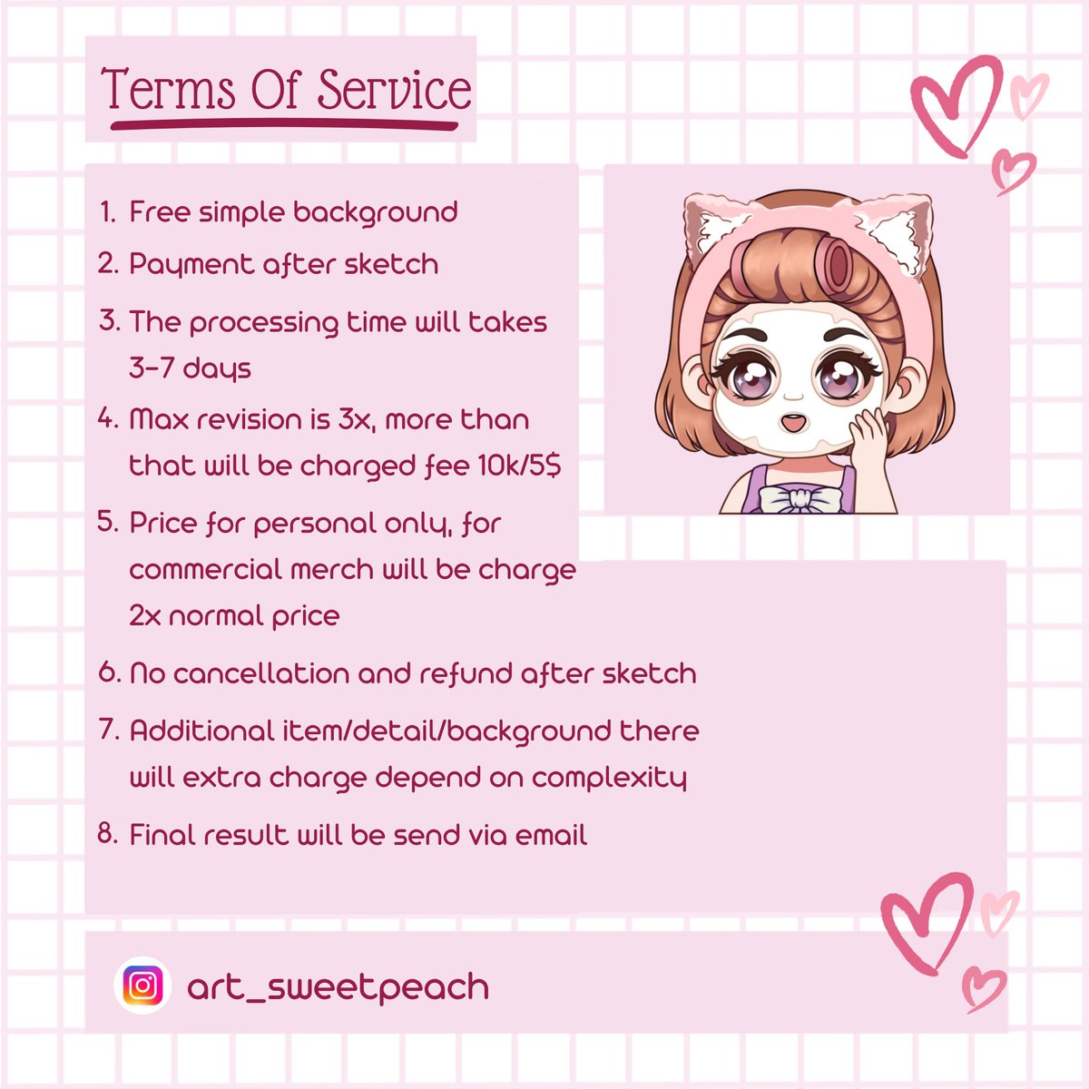 Sweetpeach_art's tweet photo. [OPEN COMMISSION]
Hello Sweetpeach Open Chibi Commission, setelah sekian purnama ✨
[Rts and Likes are appreciated ♡]

#wts #art #commissionsopen #opencommission #Commission  #commissionsopens #chibiart #artistIndonesia #ArtistOnTwitter #artidn #zonakaryaid https://t.co/nsmehurkXN