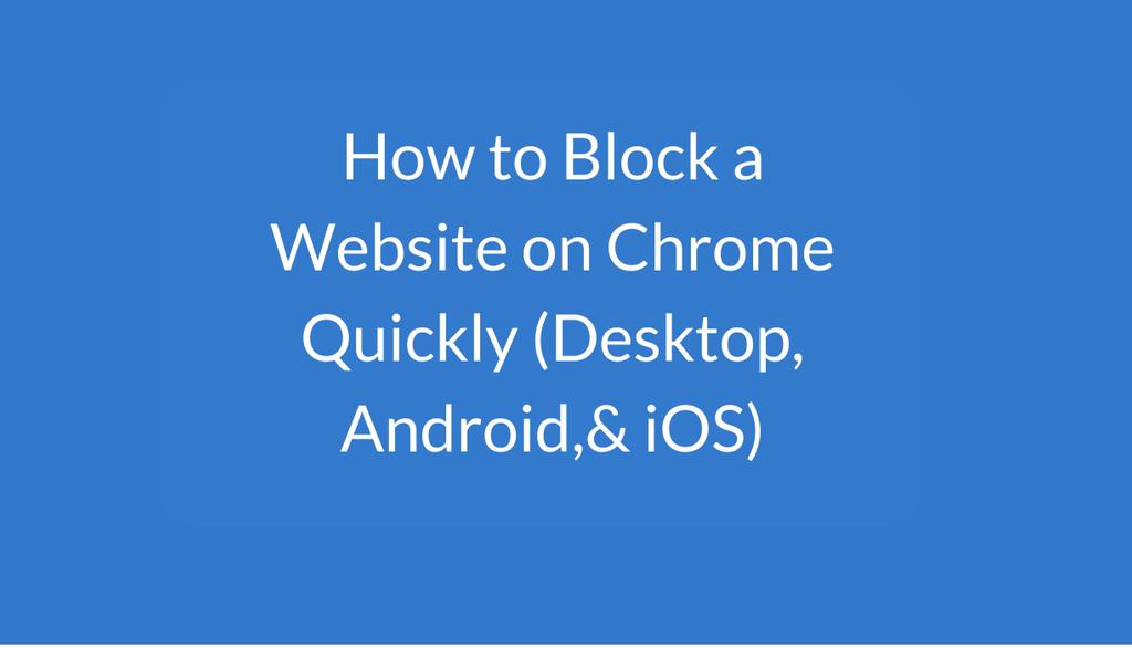 KiddyCharts's tweet image. How to Block a Website on Chrome: Step-by-Step Guide for Desktop &amp;amp; Mobile #Internet #Privacy #Chrome @HeartofManoj
lttr.ai/AjvIa