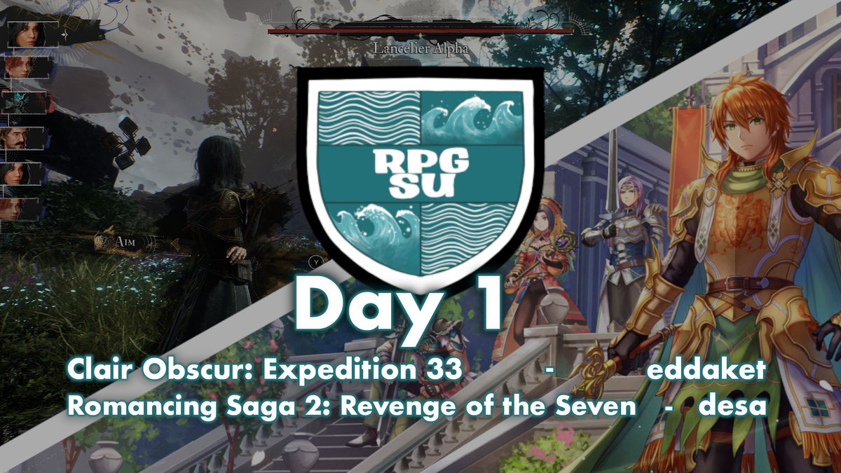 Affiliate Event Day 1

Today we finally begin our Affiliate Event! For the next 7 days we have a great lineup of RPG Speedruns to enjoy!

Today we start off with Romancing Saga 2 by desa, followed by Clair Obscur: Expedition 33 by eddaket.

Now live! twitch.tv/rpgsu