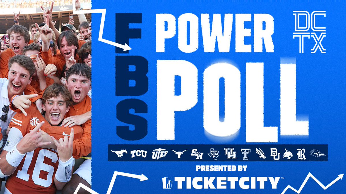 NEW: FBS Power Poll presented by <a href="/TicketCity/">TicketCity</a> 

texasfootball.com/college-power-… | #CollegeFootball #DCTX