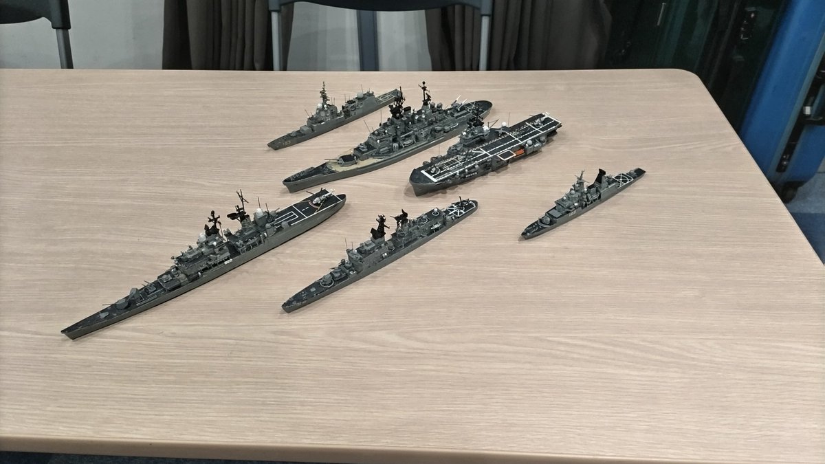 #ドックヤードマーケット 
本日はドックヤードマーケットへ行ってきました!
1/700の50万トン戦艦や55000t浮きドック、バルカン砲が稼働する1号型ミサイル艇や今後建造が予定されている大型多目的巡視船など興味深いキットが沢山あって面白かったです♪