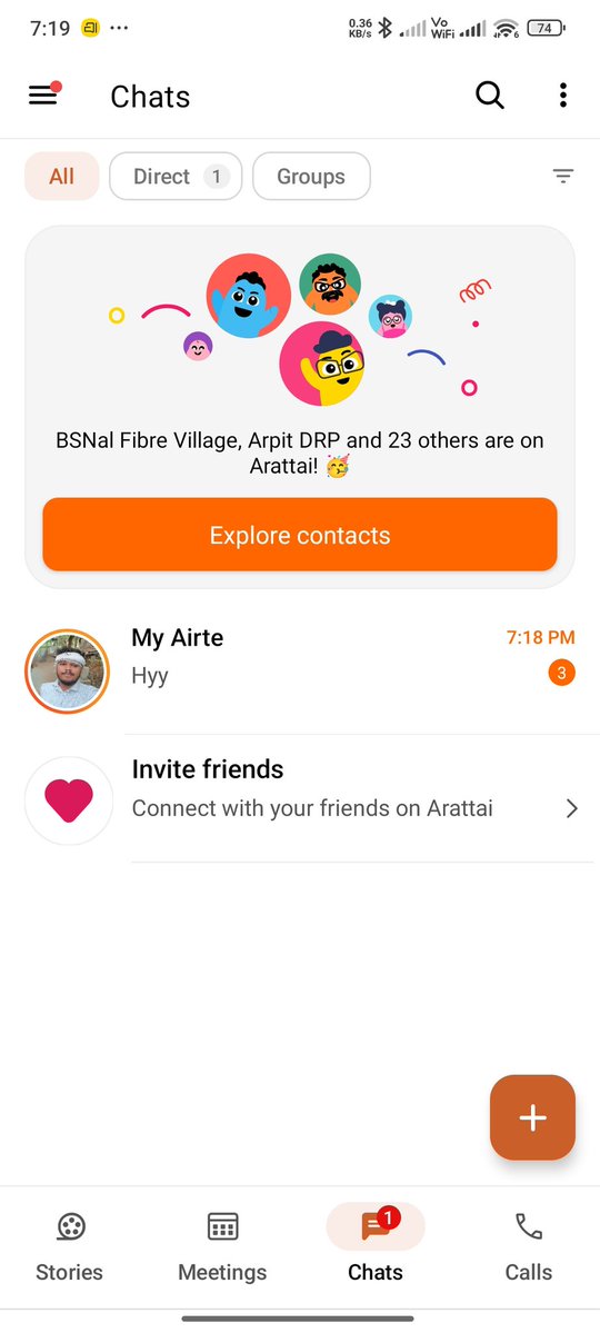 ShibuDhal's tweet image. I request everyone to use @Arattai it&apos;s very beautiful app, But some bug still facing  &quot;not double tick after the message is delivered&quot;
Please attention to this solve as soon as possible 🙏 @Zoho @ZohoCares 
#Arattai #indianapp #zoho
#ilovezoho