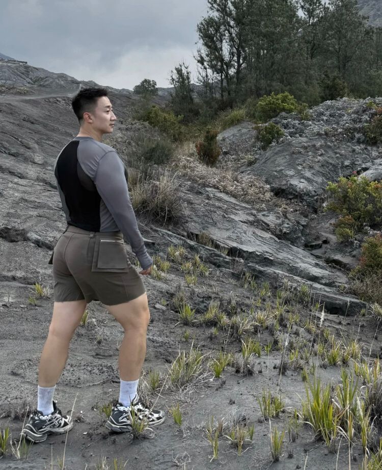 山登りをして、脚の筋肉が現れた😊💪🦶