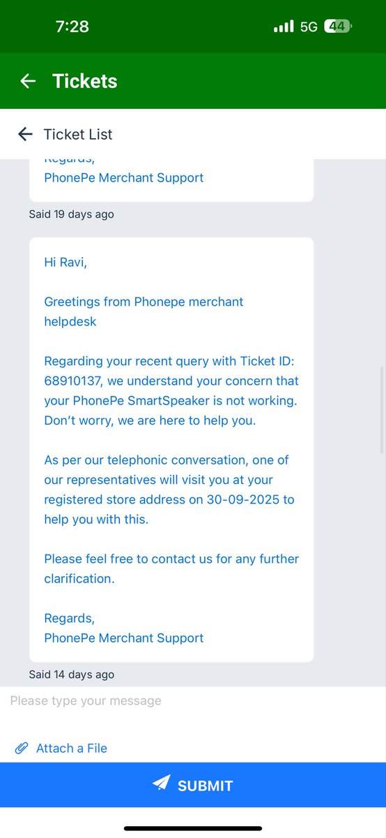 kingravibang's tweet photo. @PhonePe you don’t have time to change the smart speaker for 1 month ? https://t.co/Q0de741w8s