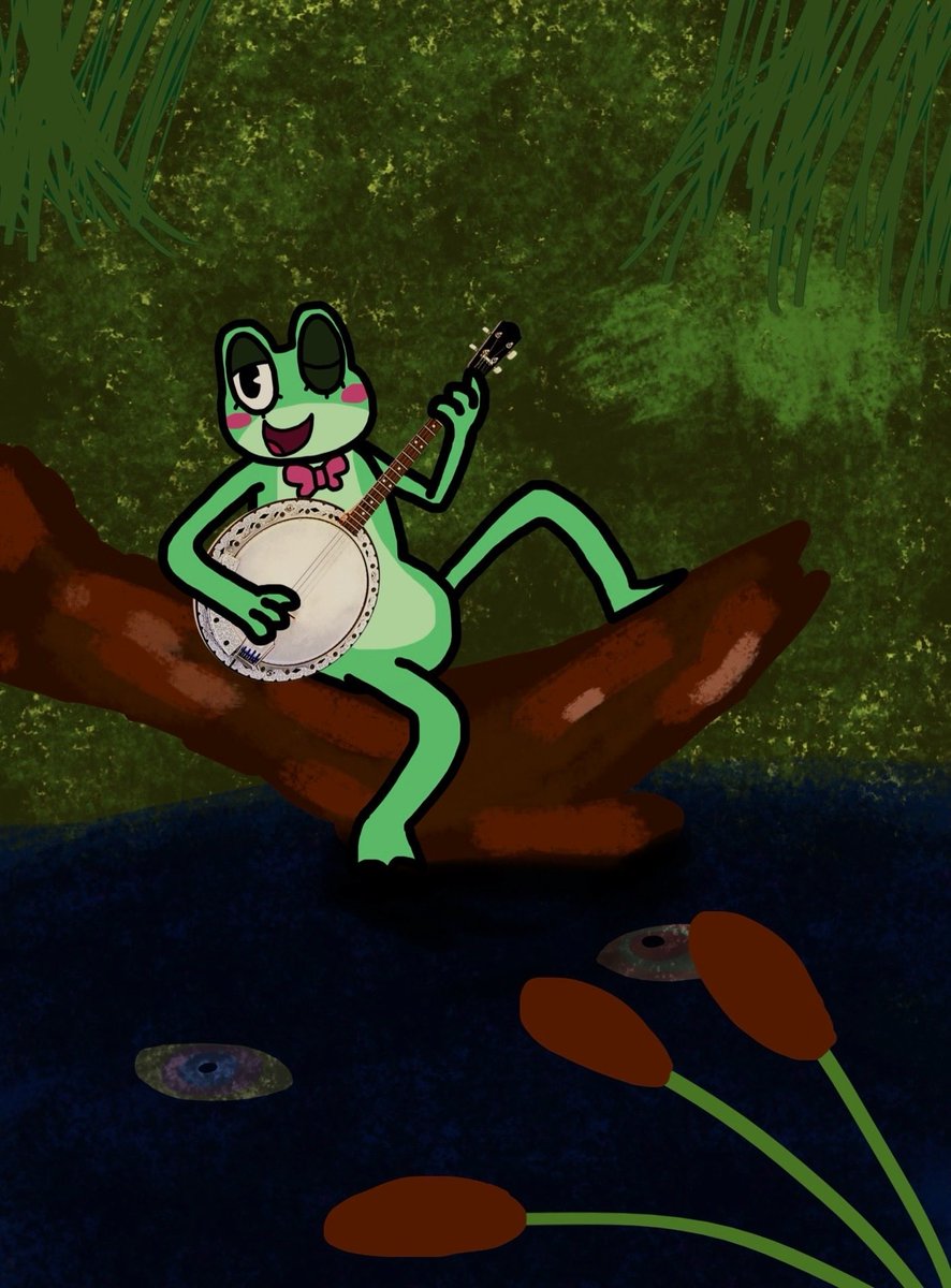 Don’t ask why I locked in for this one.

Digitaltober Day 12 - Frog
#Digitaltober #TADC