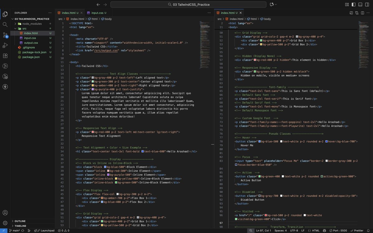 ArashadAhamad10's tweet image. Day 147 of #200DaysOfCode
Learning #TailwindCSS
✅ Hover Effects, Text Align, Display, Font-family, Units
✅ Pseudo Classes, Transform, Transition, Animation
✅ Shortcuts, Position Classes
✅ Media Queries &amp;amp; Responsive Design
#TailwindCSS #FrontEnd #CSS #WebDev #WebDevelopment