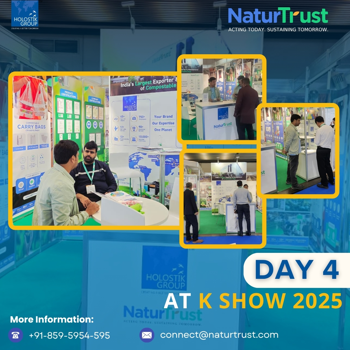 NaturTrust's tweet photo. Day 4 at #KShow2025 🌿
From produce to poop bags, our compostable solutions are making waves with OEMs & private-label brands!
Visit Hall 7.2 | Stand C02 to connect with #NaturTrust.
#Sustainability #GreenPackaging https://t.co/qrgl75VL6h