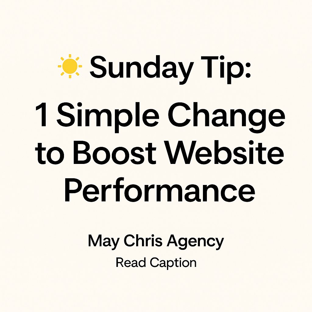 MayChris0805's tweet image. Sunday tip!!
Want a faster website?
Compress your images before uploading.

✅ Loads faster.
✅ Keeps visitors longer.
✅ Boosts Google ranking.

Tiny tweak, big results. 
#SundayTips #WebDesign #SEO