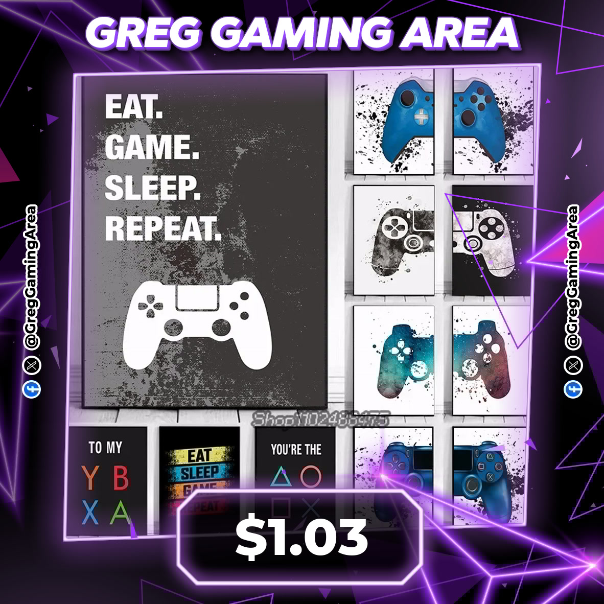 LEVEL UP YOUR WALLS! 🎮✨

🖼️ Abstract Gamepad Gaming Canvas
🔗 s.click.aliexpress.com/e/_oD6xiB7