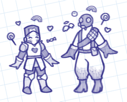 RoseateAmbrosia's tweet photo. ✦——————————✦
♡ One True Pairing ♡
✦——————————✦
#TeamFortress2 #TF2 #Pyro #CastleCrashers #PinkKnight #fanart #digitalart #Doodles https://t.co/I96xDlxcBs
