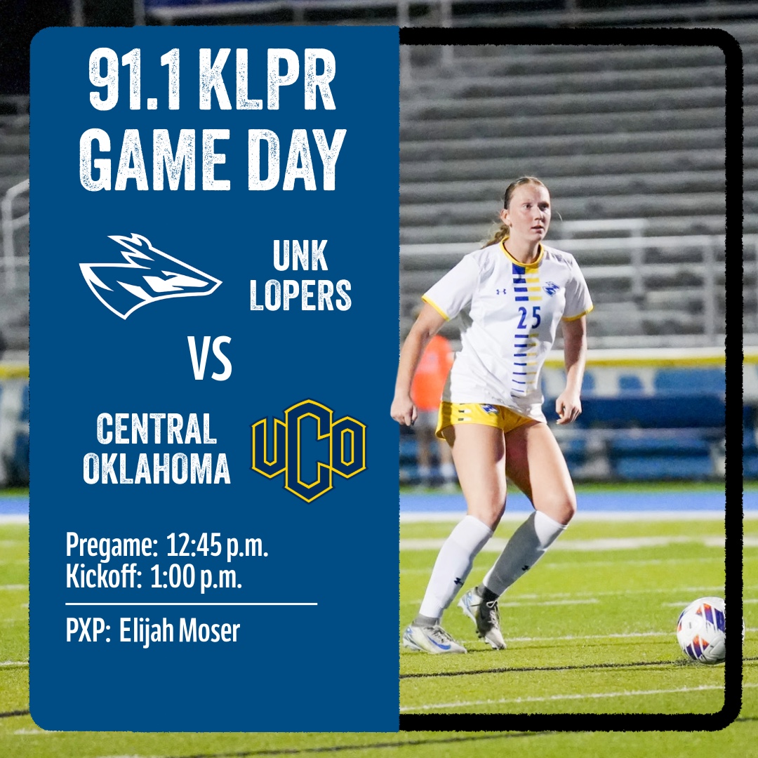 KLPR 91.1 FM (@klpr911) on Twitter photo Sunday afternoon soccer match!
<a href="/UNK_Soccer/">UNK Women's Soccer</a>
hosts Central Oklahoma in a Sunday afternoon matchup!โฝ๏ธPregame is at 12:45 p.m. with kickoff at 1 p.m. Join Elijah Moser on the call.
<a href="/UNK_Athletics/">UNK Athletics</a> Sunday afternoon soccer match!
<a href="/UNK_Soccer/">UNK Women's Soccer</a>
hosts Central Oklahoma in a Sunday afternoon matchup!โฝ๏ธPregame is at 12:45 p.m. with kickoff at 1 p.m. Join Elijah Moser on the call.
<a href="/UNK_Athletics/">UNK Athletics</a>