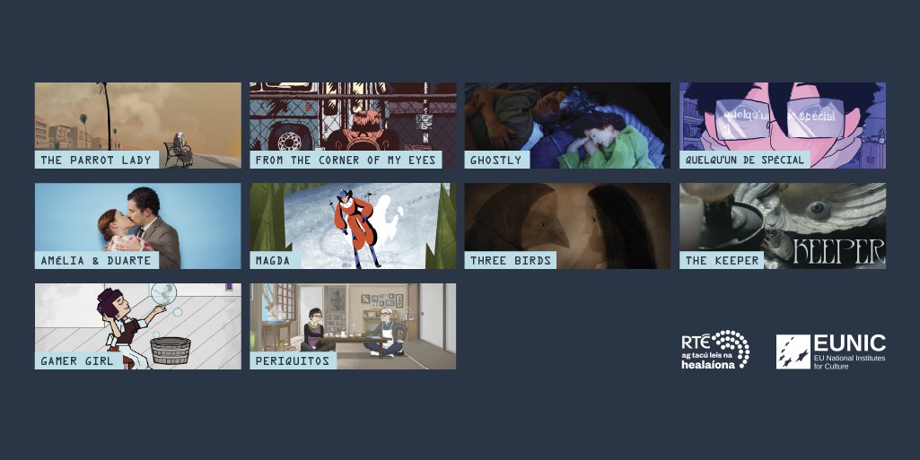 rte's tweet image. 🎬 SHORT SHORTS FROM EUROPE | EUNIC Ireland will bring a selection of short films from across Europe. 

📍Screenings in Dublin, Cork, Limerick, and Galway.

👉 Screenings are free. Registration required.

🔗 ow.ly/6qBc50X93tR

#RTESupportingTheArts #EUNICIreland
