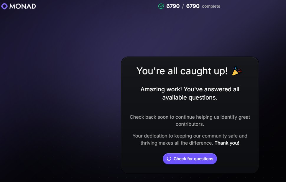 infinit49976199's tweet image. 社区识别器终于赶在14号之前点完了。 @monad 会是今年最大的公链项目。只要在WEB3，天下谁人不识君 ？

#MONAD
#monadcommunity