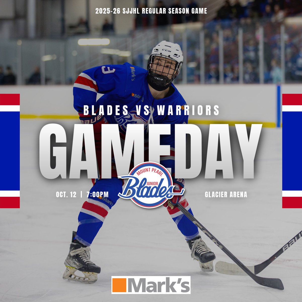It’s Blades Gameday!

We play host to the Paradise Warriors tonight at the Glacier.