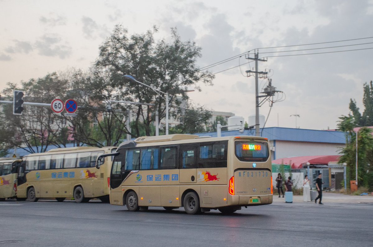 HBBDjjjt's tweet image. Baoding to Gaoyang 691 Intercity Bus Line Opened Full Moon! #保运集团 #Baoding #Bus #photograph
