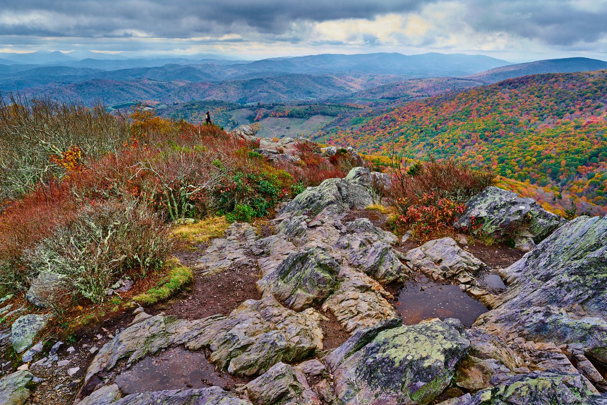 JoeinVirginia's tweet photo. "Little Pinnacle" is the highest point in Grayson Highlands State Park, Virginia at about 5000 feet. #landscapeart #LandscapePhotography #NaturePhotography #Mountains #photograghy #Autumn #Fall #Virginia #Appalachia #LittlePinnacle https://t.co/K4ZXTbYUi8