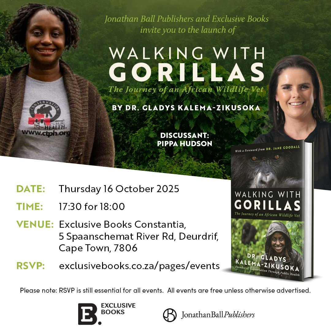 Pippa Hudson (@pjchudson) on Twitter photo Just finished this fascinating book which explains why improving HUMAN health has been one of the strongest weapons in the fight to save Uganda's mountain gorillas. So looking forward to discussing it with the author on Thurs -  come & join us! Just finished this fascinating book which explains why improving HUMAN health has been one of the strongest weapons in the fight to save Uganda's mountain gorillas. So looking forward to discussing it with the author on Thurs -  come & join us!