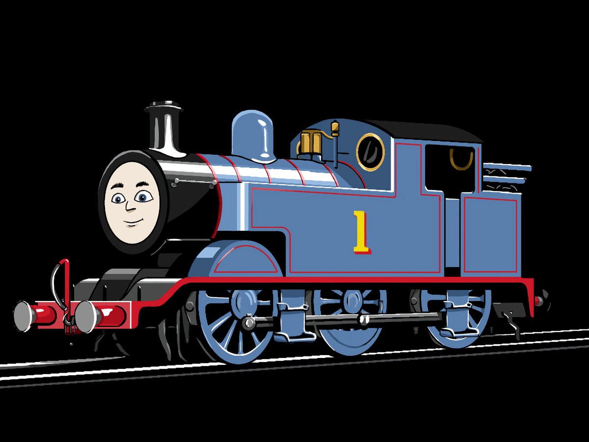 Library_Kim614's tweet image. 'Thomas was a Tank Engine who lived at a Big Station.'

Just drew Thomas on Ibis Paint for hangout.