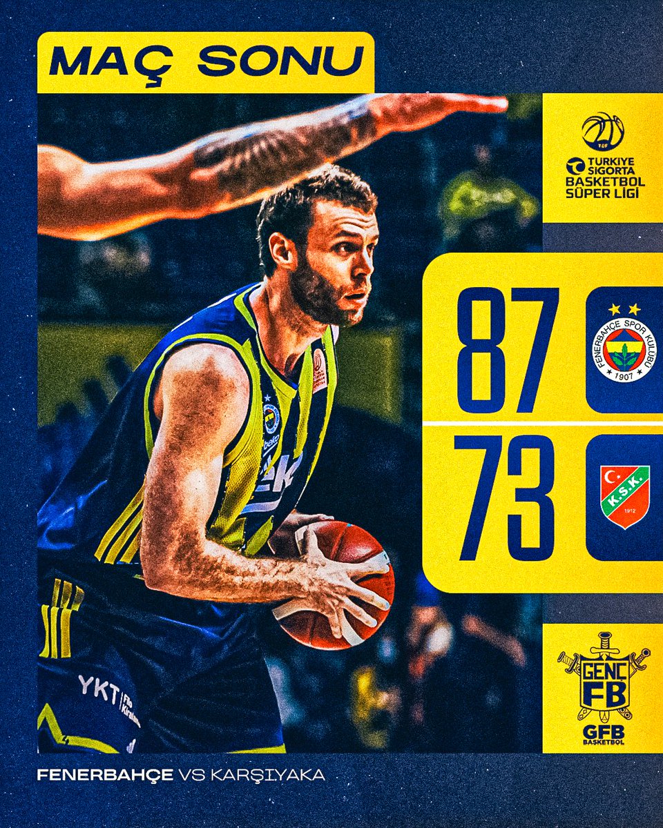 Maç Sonu | Fenerbahçe Beko 87-73 Karşıyaka

Tebrikler Fenerbahçe! 💪

#GFBBasketbol