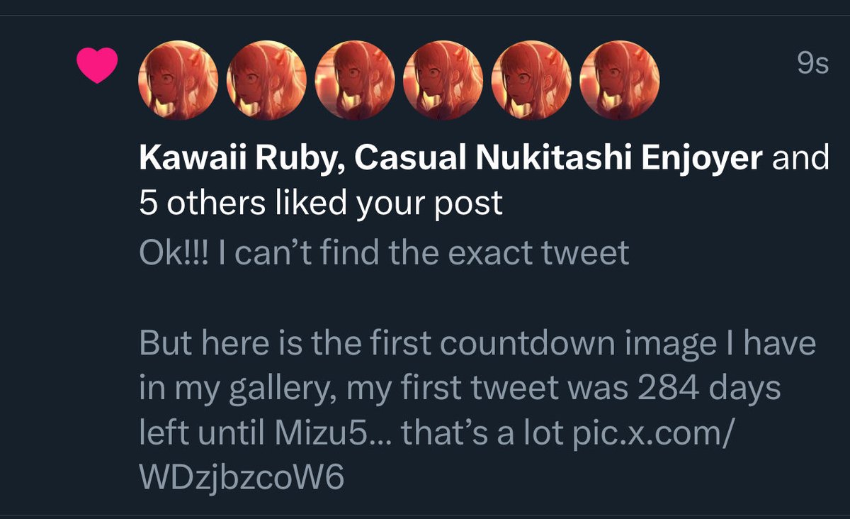 Mizuena5 countdown (ARCHIVE) tweet media