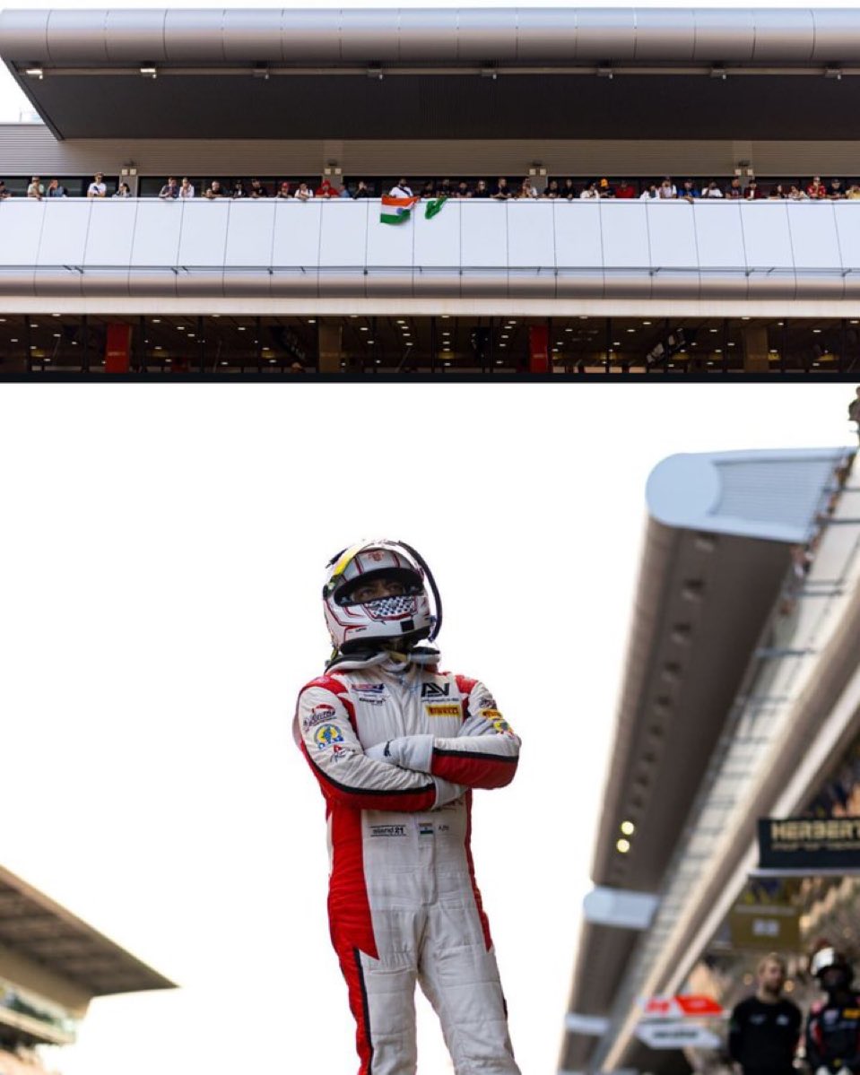 Indian flag flying high in Barca..🙌🏽♥️.
Best wishes <a href="/Akracingoffl/">Ajithkumar Racing</a> 🥰.