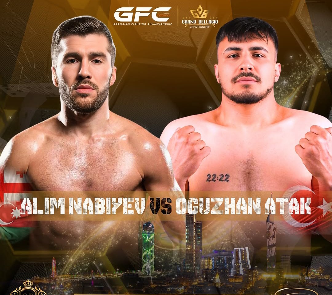 #GFC
【Debut Alert🚨】
Alim Nabiyev🇦🇿🇬🇪(31)ウェルター級
身長188cm  1-0 1ko
・Kick Boxing 55-9 21ko
・Glory6-3 3度王座挑戦
・WMCライトヘビー級👑
・GPRO70kg🥇
・ドゥンべと1勝1敗
・2022年10月のビヨンド誌PFP🥇
キック出身の大物がGFCデビュー！！！
