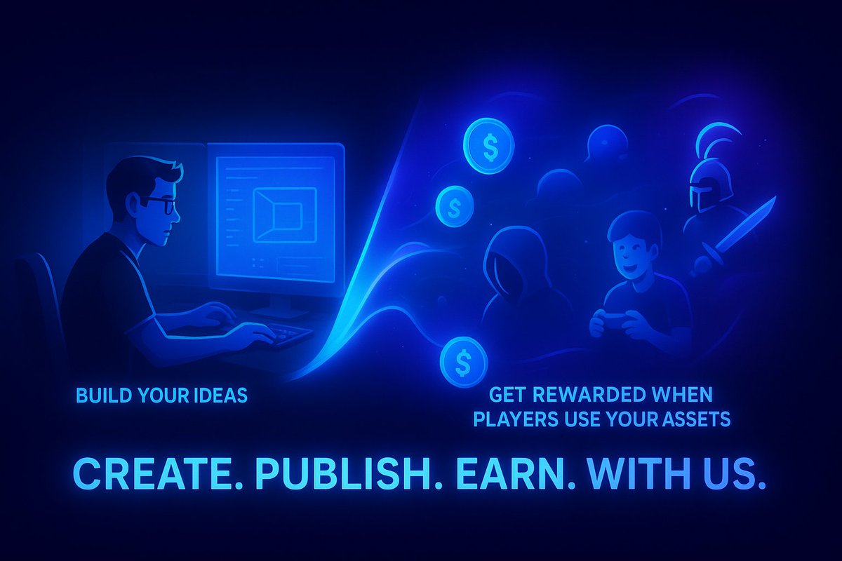 coregamex's tweet image. 🎮 Game Creator, Dev, or Freelancer?
Your skills deserve more than just likes — they deserve earnings. 💰
Showcase your best assets, designs &amp;amp; mods on @CoreGameX.
⚡ Create → Publish → Earn.
👉 Join the early wave 🌊

#CoreGameX #gamedev #indiedev #CreatorEconomy #Gaming #UGC
