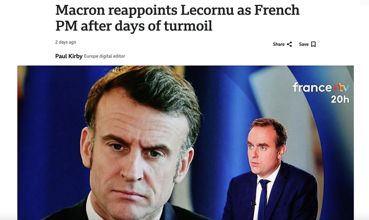 The only thing more volatile than crypto is French politics 🇫🇷