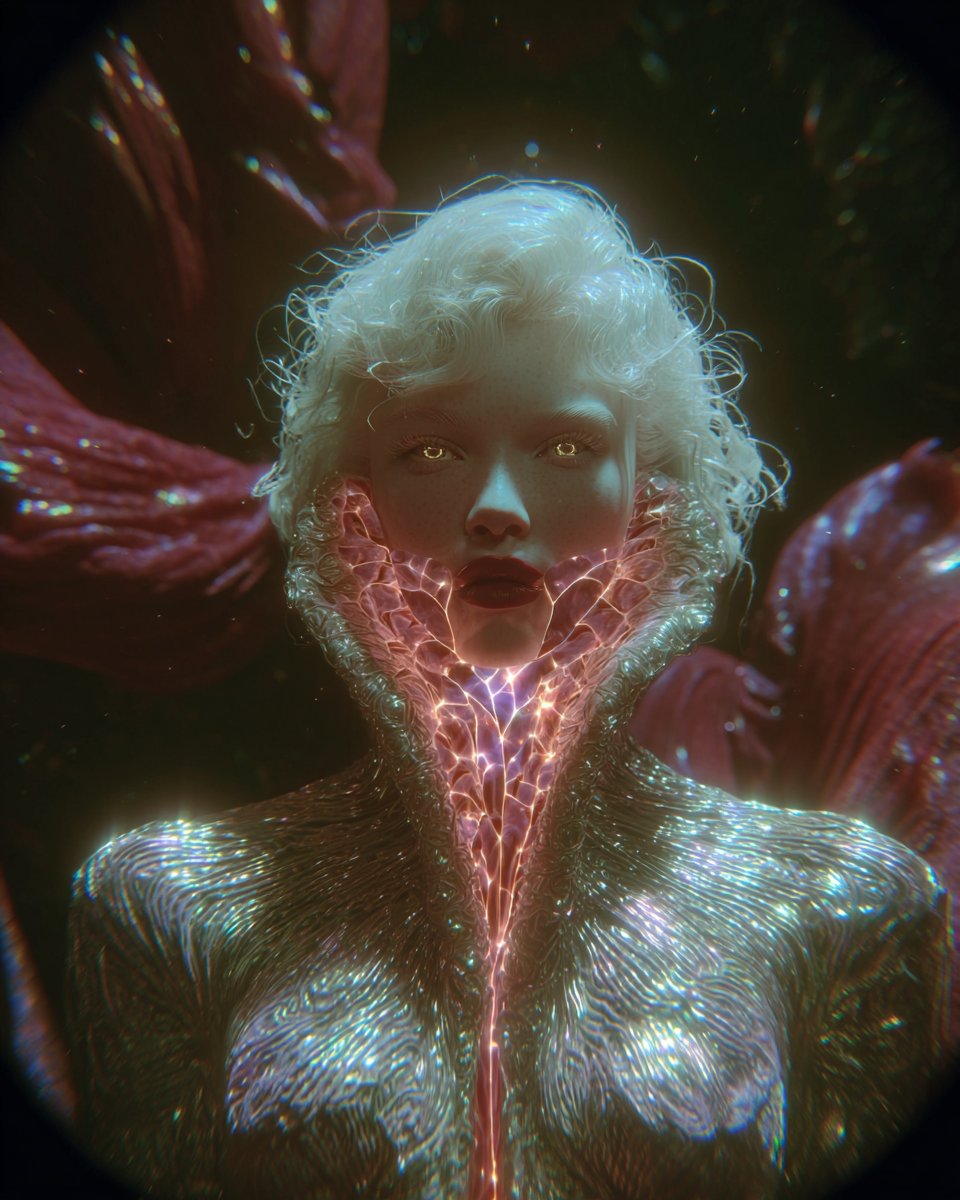 __DAMSEO__'s tweet photo. TO BE FLOWER

____
#TOBEFLOWER #aiart #digitalart #midjourney
#SurrealHorror #AiFilm #ArtDirection #DAMSEO https://t.co/weIy5WOmpJ