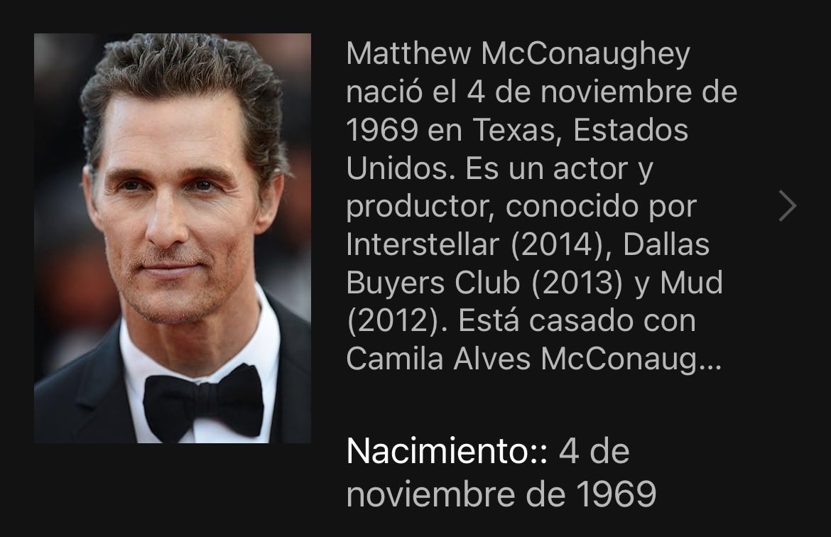 Estoy viendo la última peli de Maciumaconaguei, y acaba de decir “Bueno, no es donde quería estar a los cuarenta y cuatro…”.