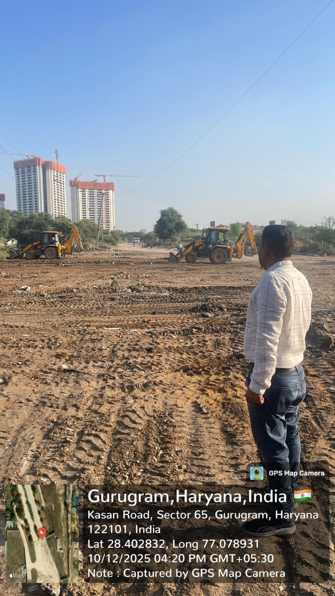 OfficialGMDA's tweet image. 🛣️ The missing link between Sector 62 & 65 is now under construction by GMDA. Once ready, it will improve road access from Sectors 58–67 to SPR & surrounding neighborhoods.
#Gurugram #InfrastructureDevelopment #RoadConnectivity
@cmohry @DC_Gurugram @MunCorpGurugram @TrafficGGM