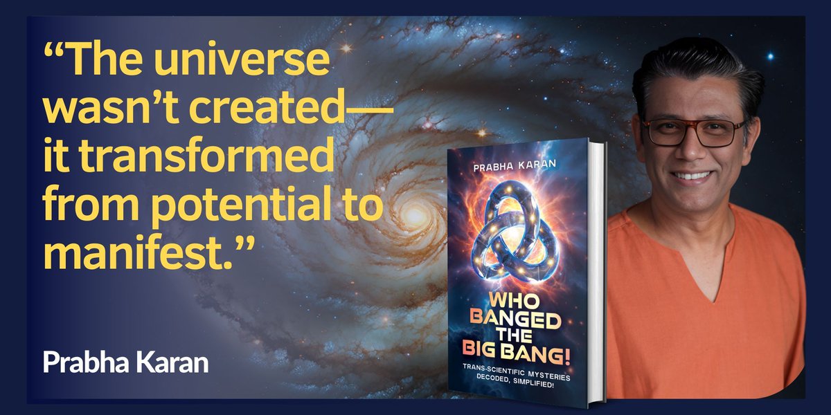 AuthorNetwork's tweet image. A book that challenges the boundaries of physics and philosophy. “Who Banged the Big Bang!” is a must-read. a.co/d/20GYznM#phil… #quantumphysics #ian1 @abookpublicist