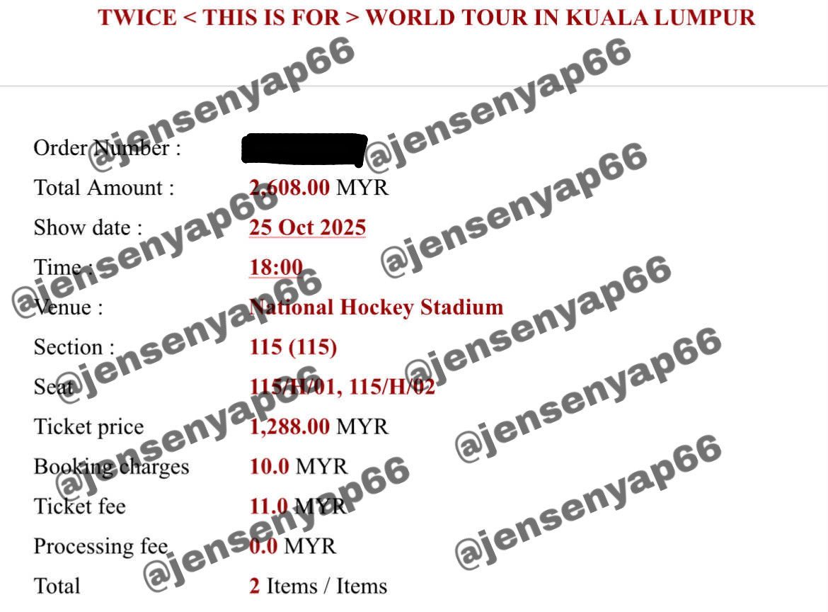 WTS #TwiceinKL Extra Tickets

Want to sell 
•2x VIP seated section 115 side by side
RM2600 both seats included all fees
•2x CAT 6 section 226 side by side
RM1100 both seats include protection fee

RTS: Got better seats!

Please help RT!
#TWICE_THISISFOR_WORLD_TOUR_KL #TWICEinMY