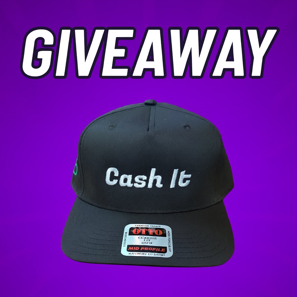 🚨 CASH IT GIVEAWAY 🚨

Win this Cash It hat 👇

All you have to do:
🏈 Comment your favorite Anytime TD Scorer in today’s NFL slate
💜 Make sure you’re following

Let’s see who really knows ball 😤

*Bonus points if it’s a Contest screenshot for people who made the cut 👀