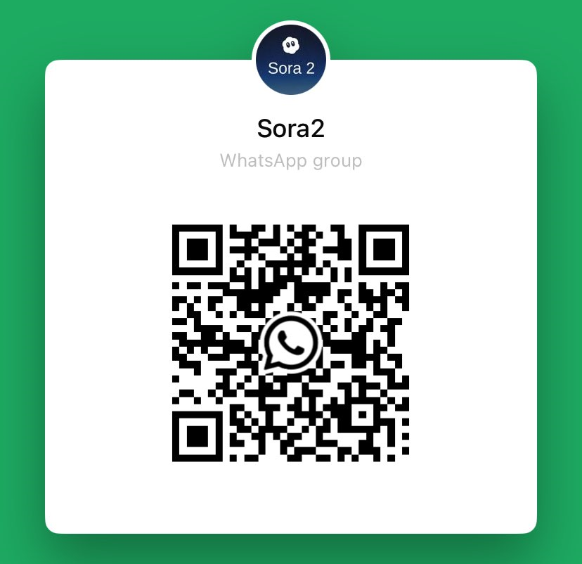 Sora2Beta's tweet image. 🚀 Sora 2 is changing everything.
Get your invite code before it’s gone!
💬 Comment “SORA” + ❤️ + 🔁 for instant access.
#Sora2 #OpenAI #AITools 
X1Y2Z3  
A7B8C9  
M4N5P6