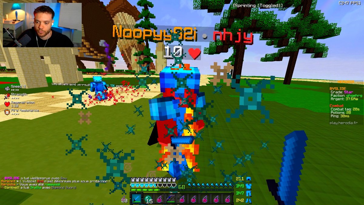 MineSliDe's tweet photo. ⚠️ Nouvelle Vidéo ⚠️

Je TOMBE sur le plus Gros RAVAGÉ du PvP Faction Minecraft !
https://t.co/CiZeszd9lT https://t.co/3mmwTq0e26