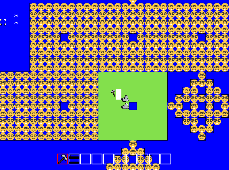 Treechcer's tweet image. I can generate the map now (also I had fun with "biome sprites"), also I'm working now on buildings and better walking (collision code is awful ngl)
#GameDev #IndieGame #Love2D #PixelArt #GameDevThursday #IndieDev #Programming #GameDevelopment #IndieGameDev