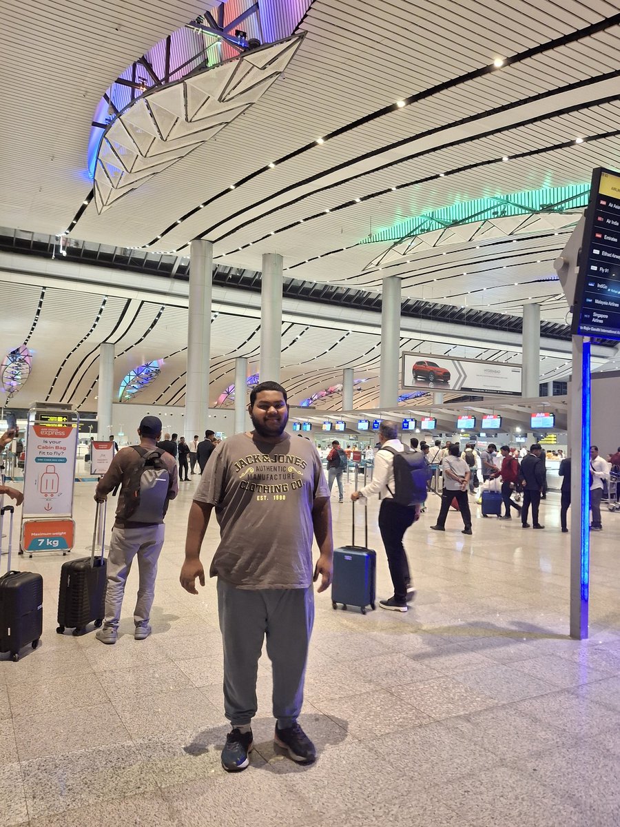 Arived at Rajiv Gandhi Inter national airport. Today! <a href="/airasia/">AirAsia</a>