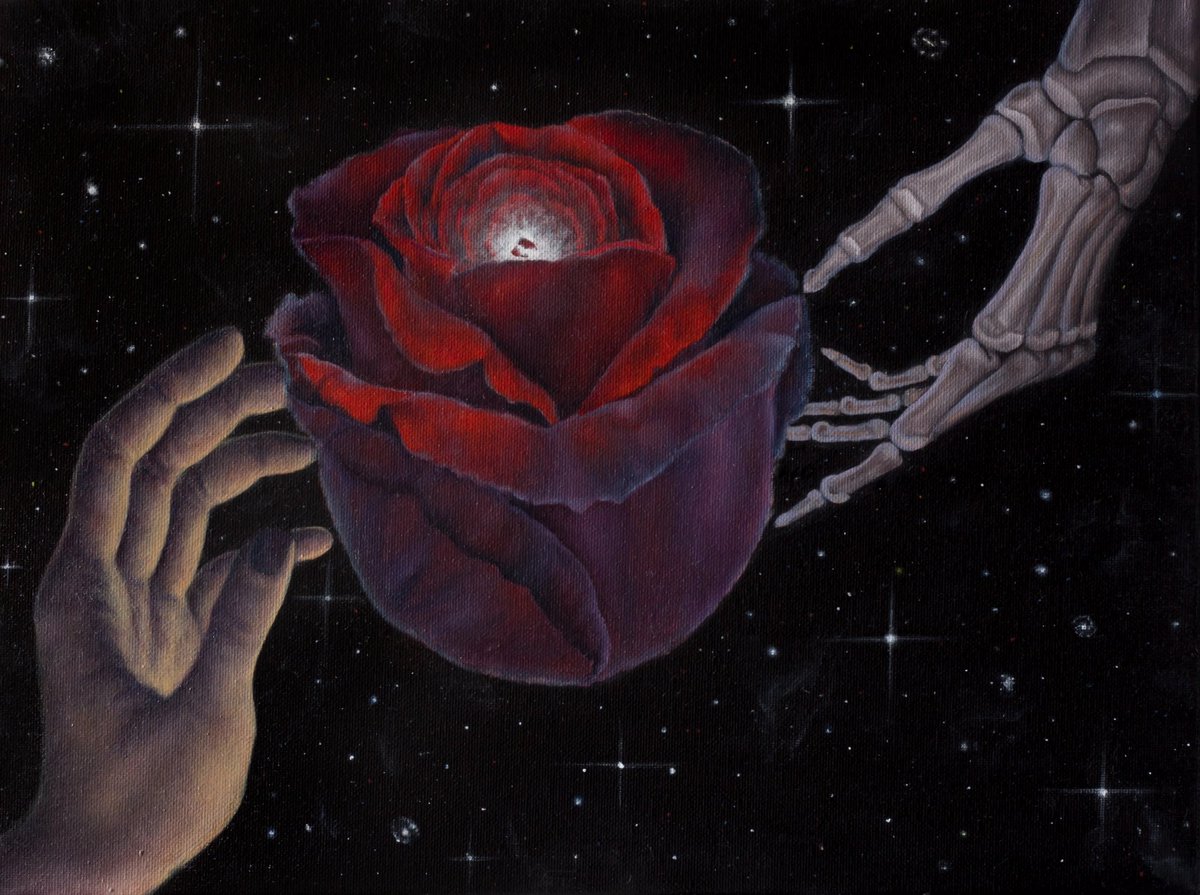 We are drops of a vast ocean and stars of the Milky Way..

0.3 eth 
Oil on canvas