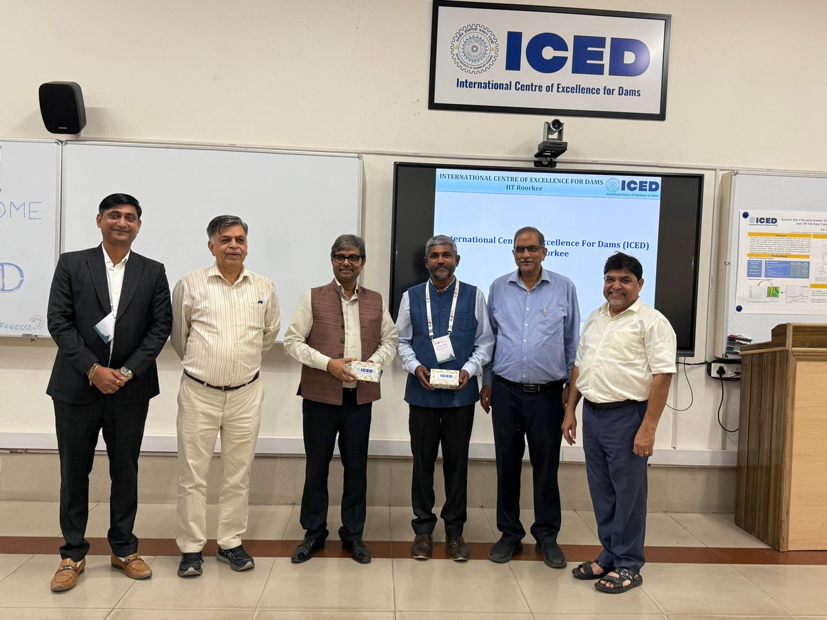 cwprspune's tweet image. Additional Director, CWPRS presented  Local solutions for local needs in the WMO international IAHS scientific Assembly 2025 at IIT Roorkeeon 11.10.2025. He also had discussion with Prof M.L. Sharma, Head ICED along with S.P Mathuria,(1/2)
@DoWRRDGR_MoJS