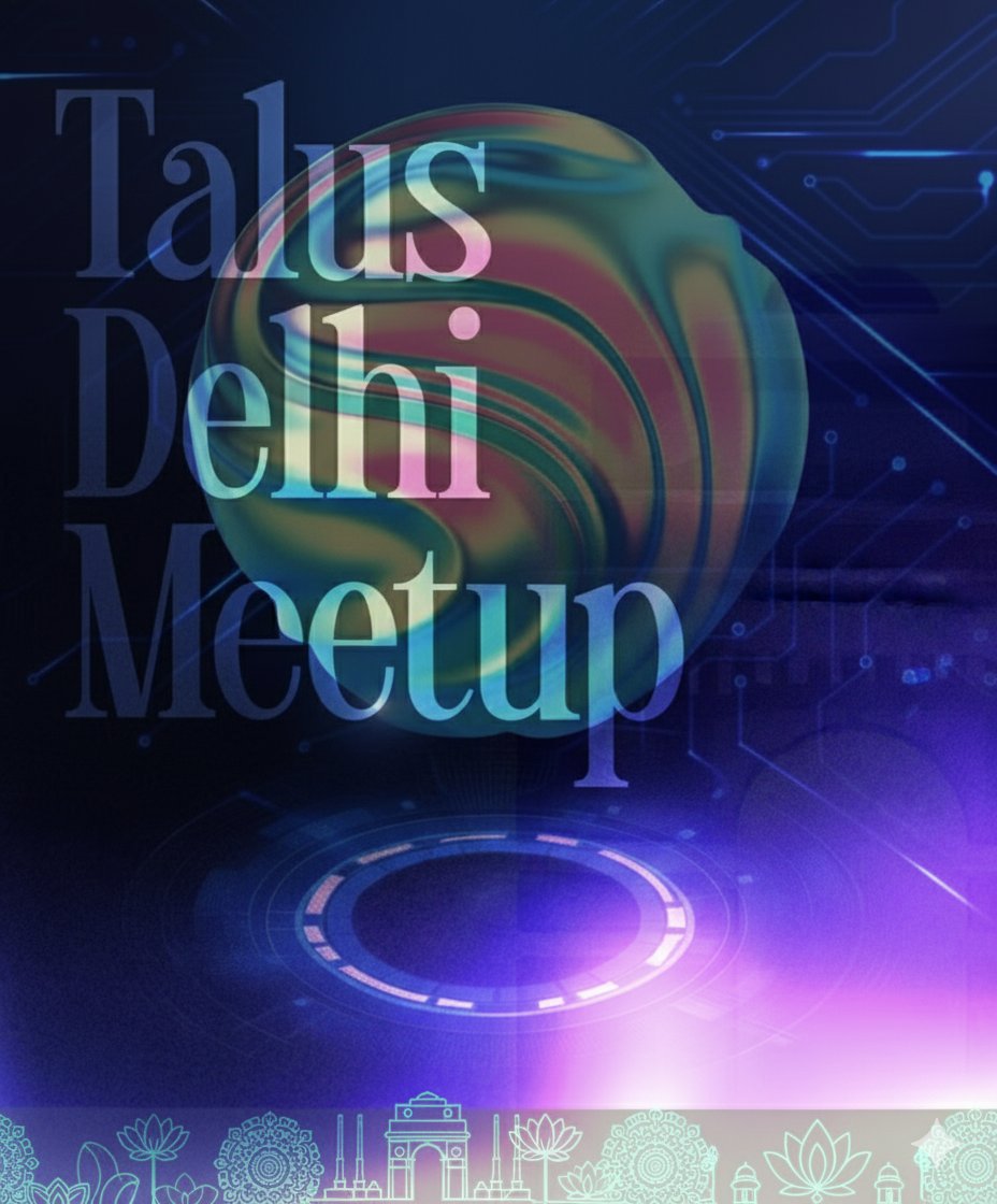 TalusIndia's tweet photo. Maybe… just maybe 👀

A Talus meetup in Delhi is happening soon? 
Free food, merch giveaways, games aur chill vibes guaranteed

Register karo if you’d be down to join 👇
https://t.co/FhtbMUdLKJ https://t.co/kUzqCh460r
