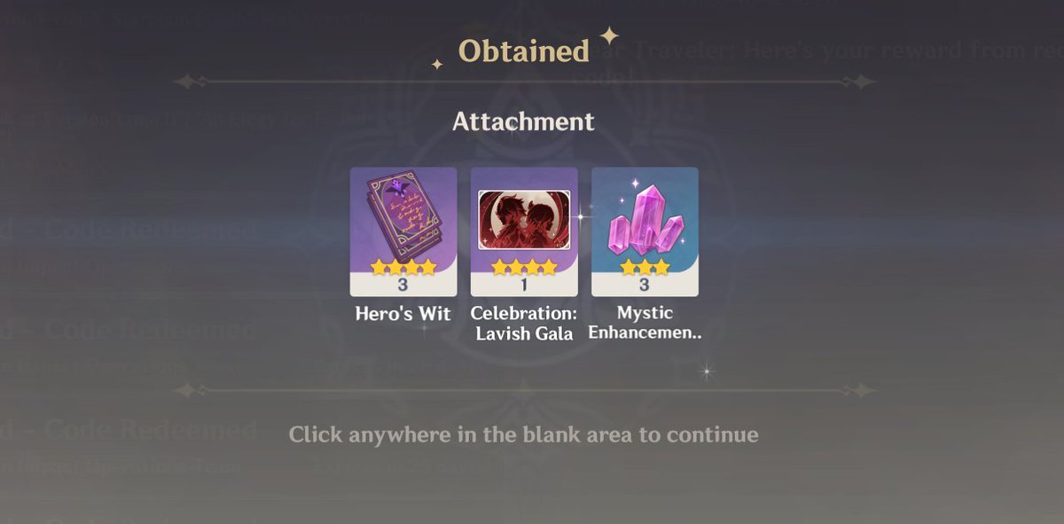 All thanks to MIGHTY <a href="/relunitier/">lyn 🦊 genshin x fami giveaway!</a> for help with obtaining those codes!