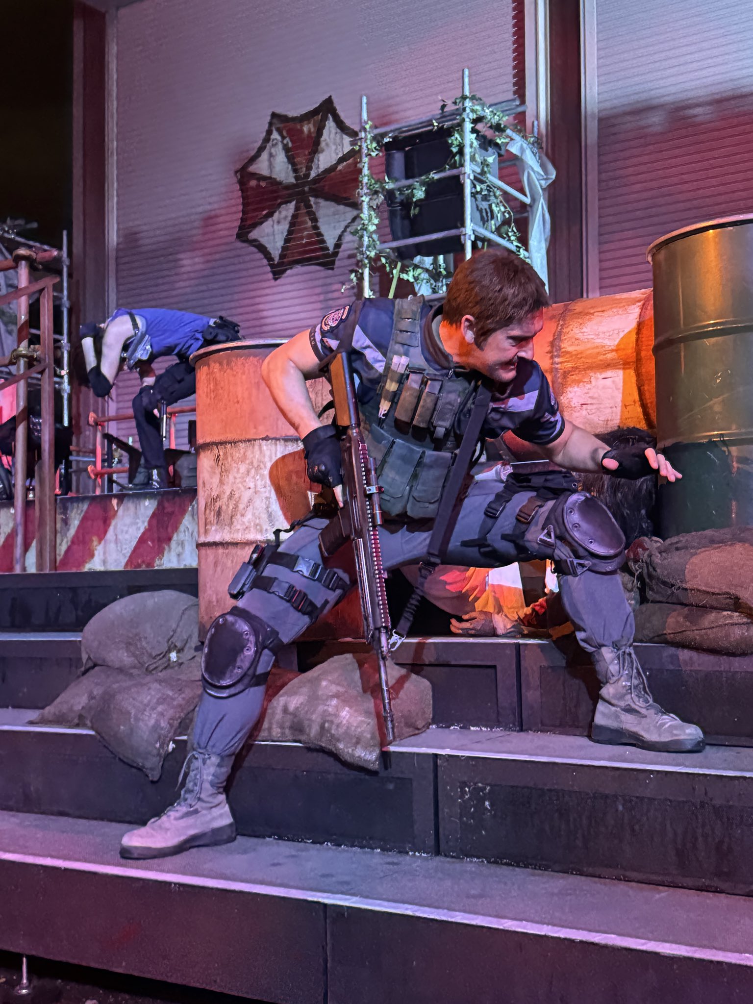 バイオハザード クリス レオン マウスパッド RED 東京タワー バイオ