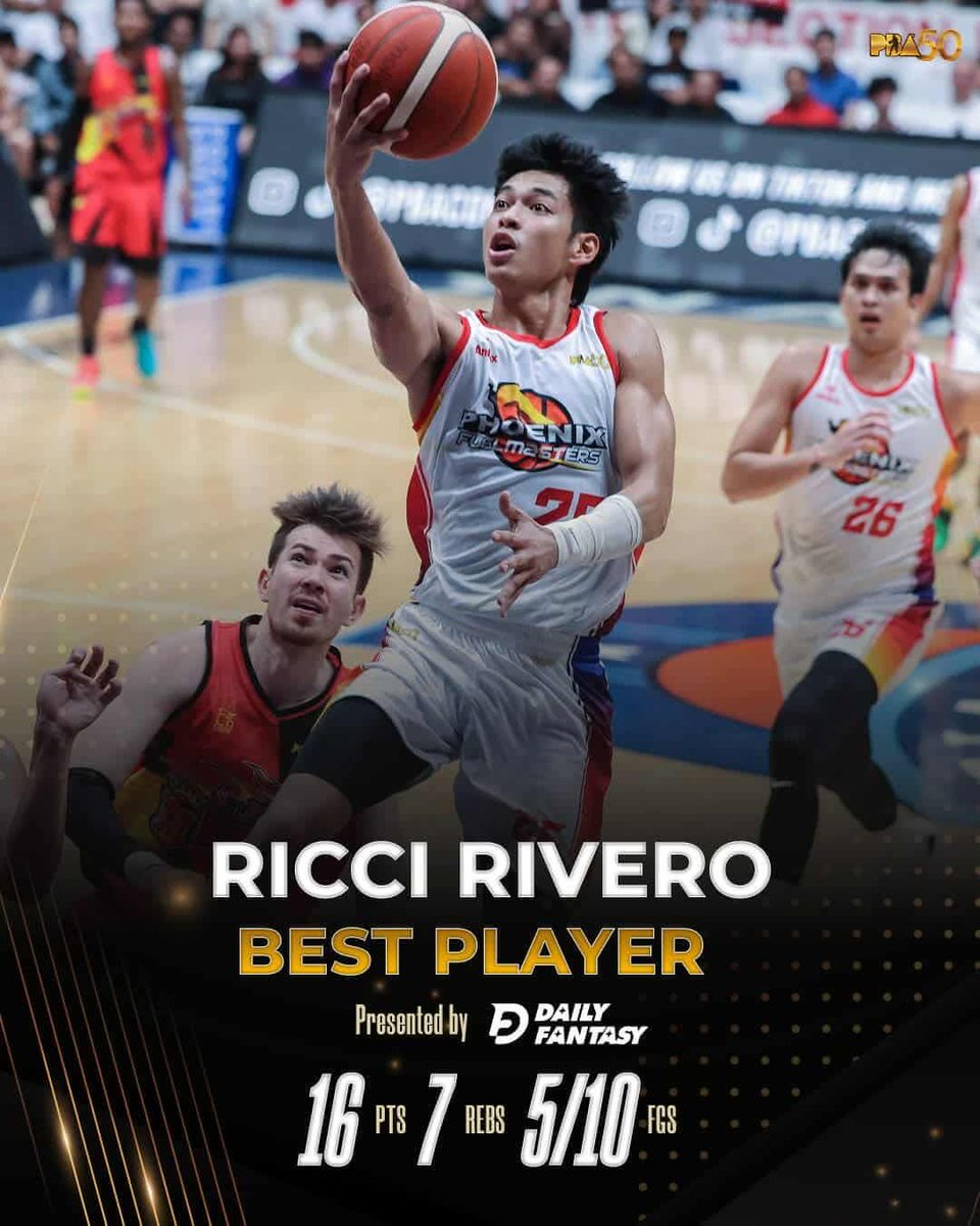 Speaking of Ricci Rivero....

Naks naman our Maroons!

Zave POG for Magnolia
Juan GDL POG for Converge
Ricci POG for Phoenix

#UPFight