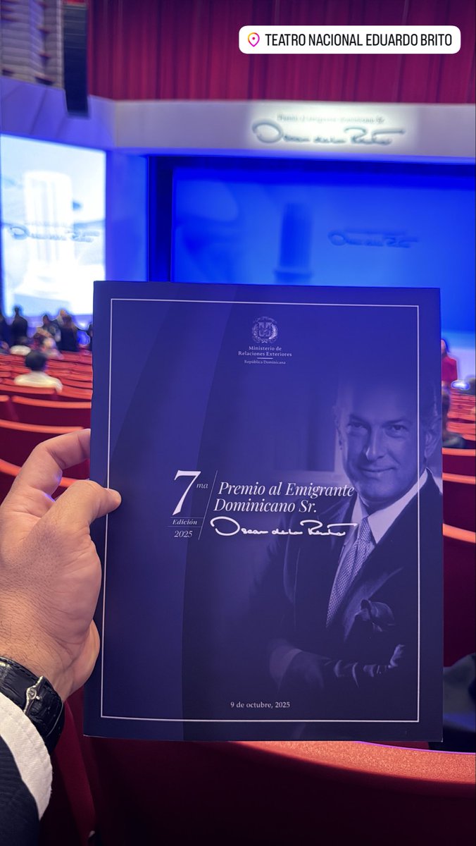 fprogresistas's tweet photo. Muy agradecido por la invitación recibida para asistir a la séptima edición del Premio al Emigrante Dominicano Sr. Oscar de la Renta, promovido por el Ministerio de Relaciones Exteriores (@mirexrd). https://t.co/FclYDOoWrj